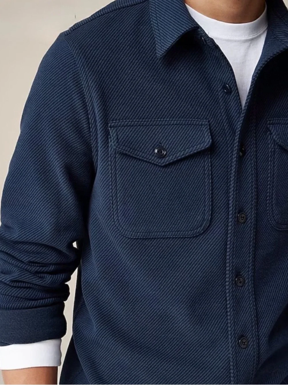 J.Crew Shirt Jacket in Navy